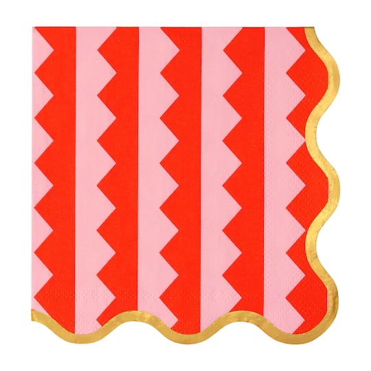 Jonathan Adler x Michaels Red Print Cocktail Napkins, 20ct.